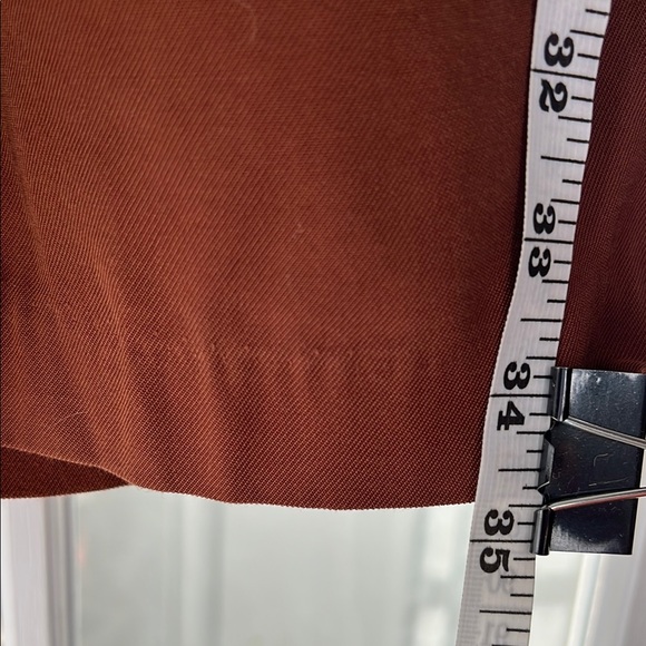 Zara Brown Wrap Front Trousers Pants Business Casual Size S EUC - Picture 11 of 11